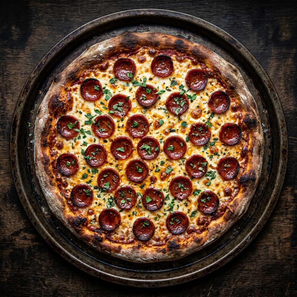 Halal Beef Pepperoni Supreme Pizza