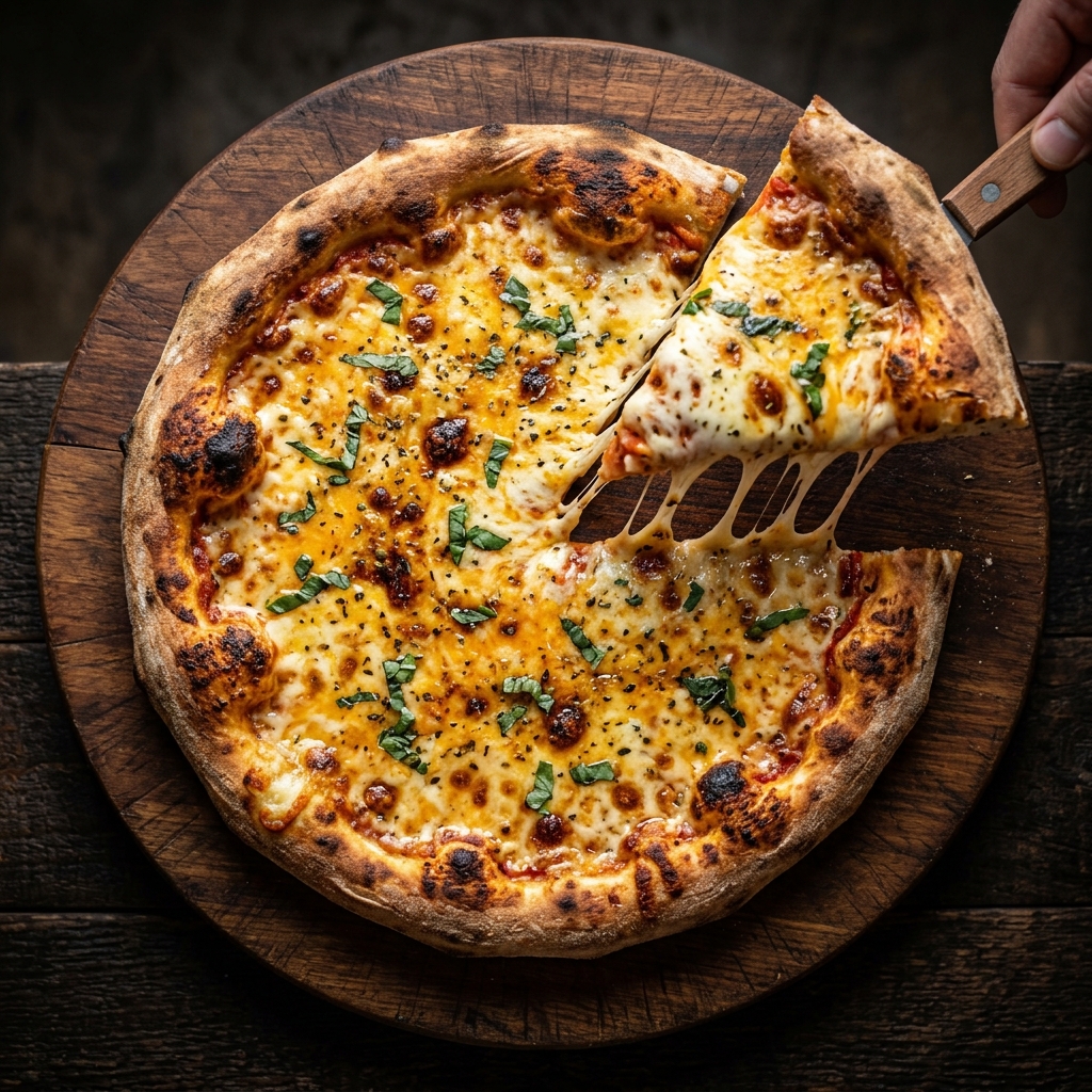 Ultimate Four Cheese Burst Pizza