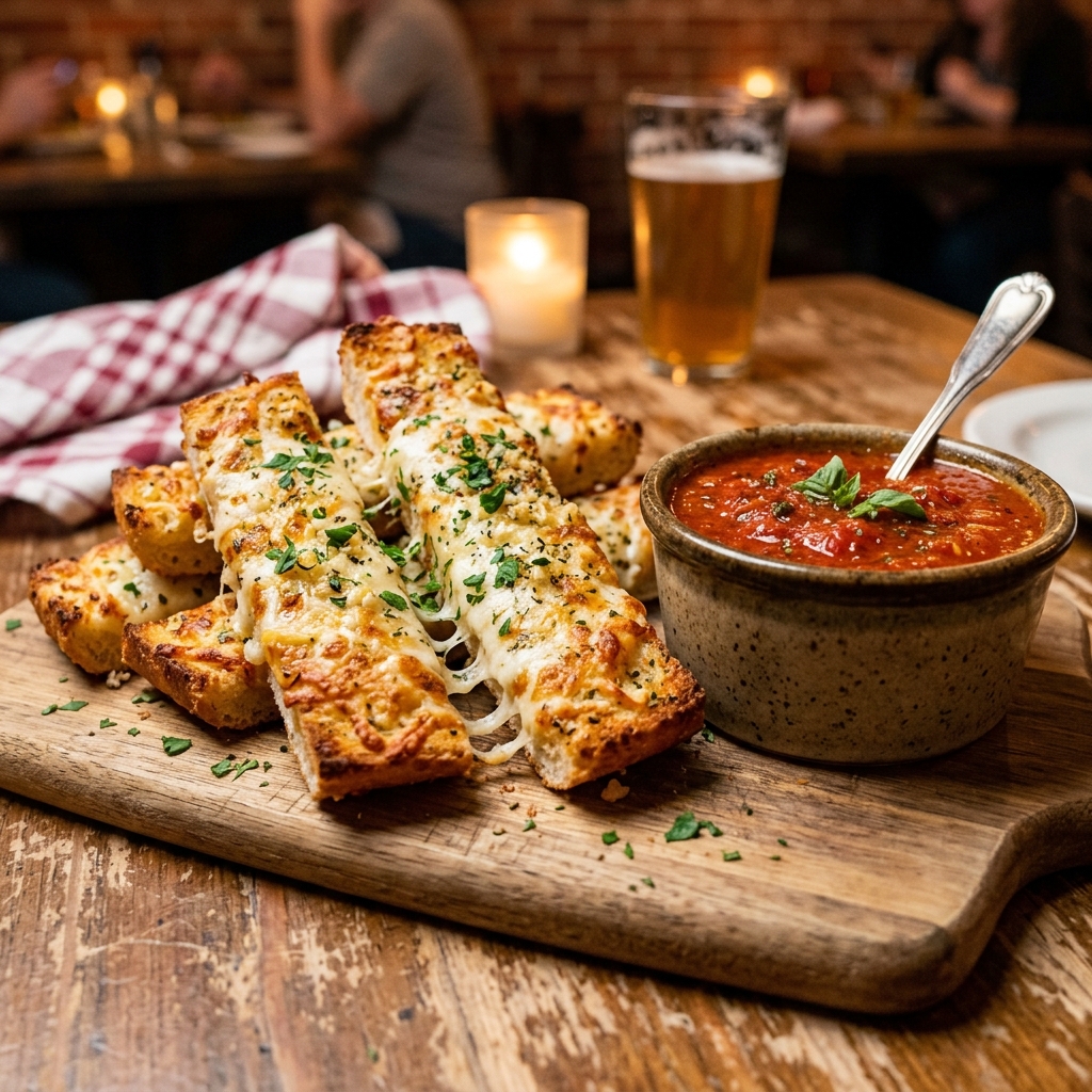 Cheesy Garlic Breadsticks